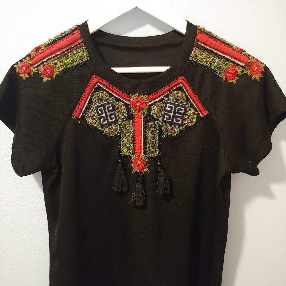 Rare Handmade Shirt by Vietnamese Ethnic Minority
